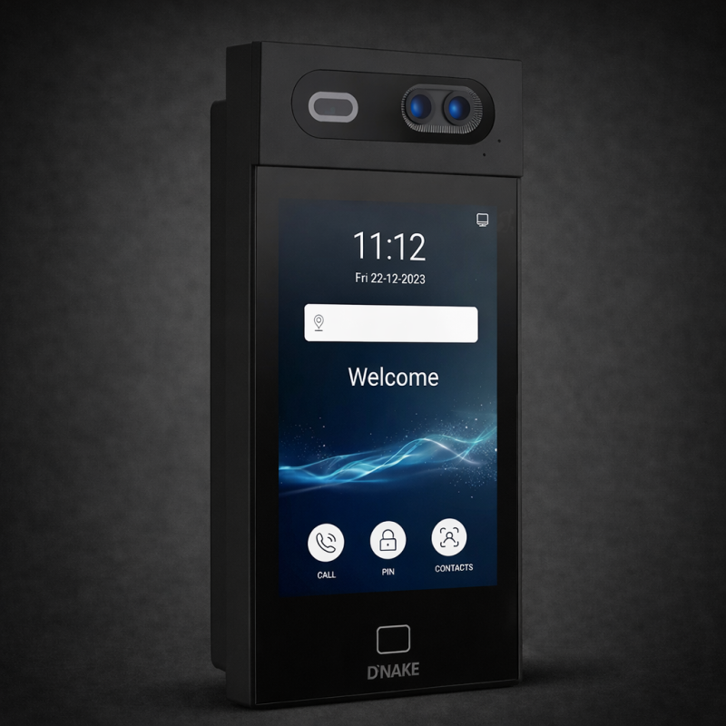 Outdoor Intercom Station with 8” Touch & Face Recognition