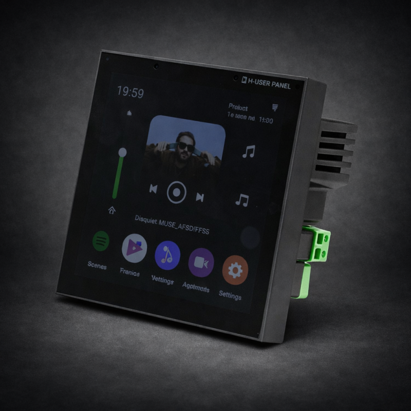 4" Smart Control Panel with 2×25W Amplifier