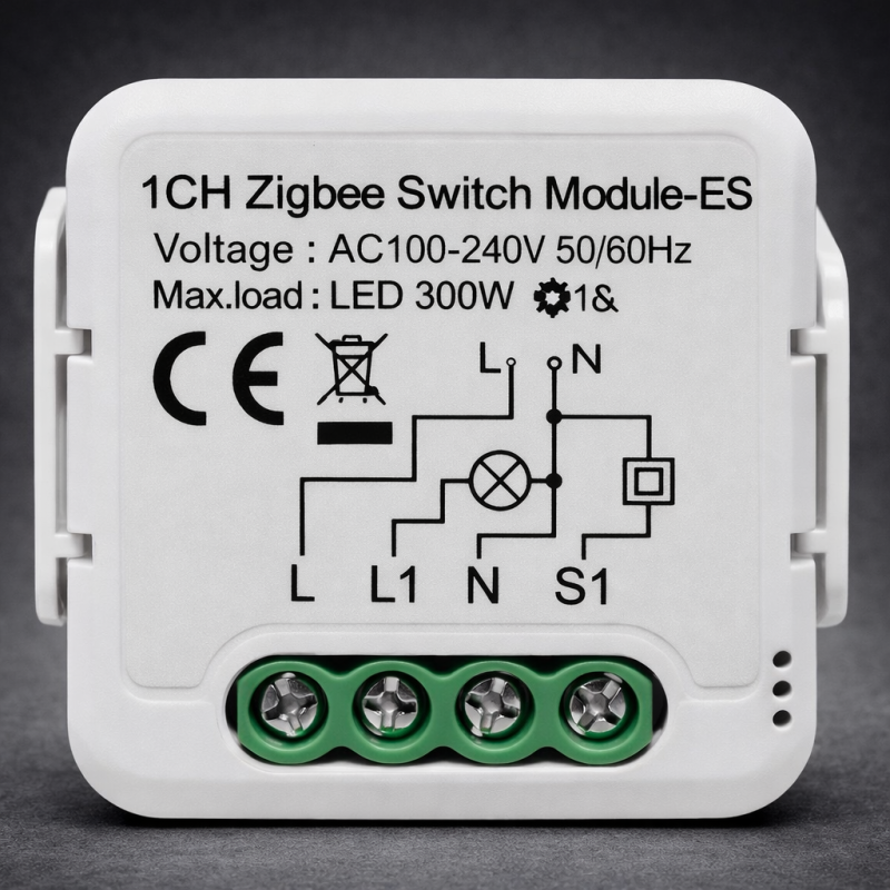 Zigbee 1G 16A Switch Module (N&L)