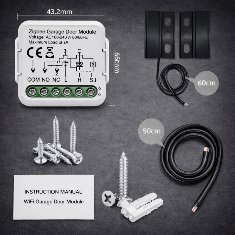 WiFi + BLE Mini Garage Door Controller