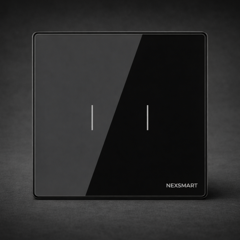 Zigbee 2-Gang Smart Wall Switch 16A