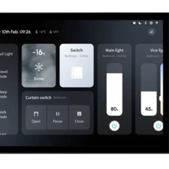 8" Smart Touch Control Panel with Zigbee, BLE Mesh & Alexa