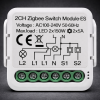 وحدة مفتاح ذكي Zigbee زر مزدوج 16 أمبير
