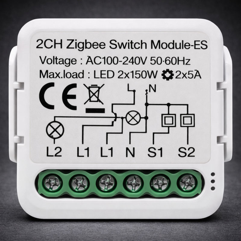 Zigbee 2G 16A Switch Module (N&L)