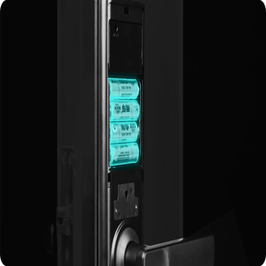 Smart Door Lock C200 – Black – 30 Hook – Wooden Door