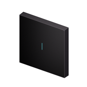 Nature Switch (MATTE) – Black AG Glass – Gray – 1 Way