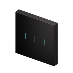 Nature Switch (MATTE) – Black AG Glass – Gray – 3 Way