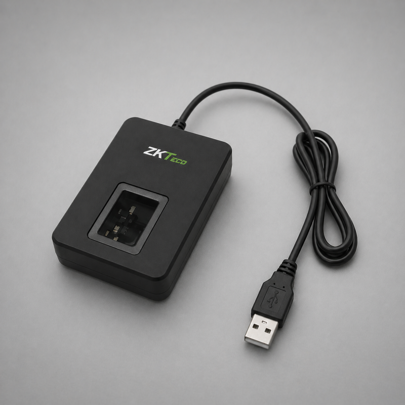 قارئ البصمة ZKTeco USB – جهاز تسجيل بصمة احترافي متطور