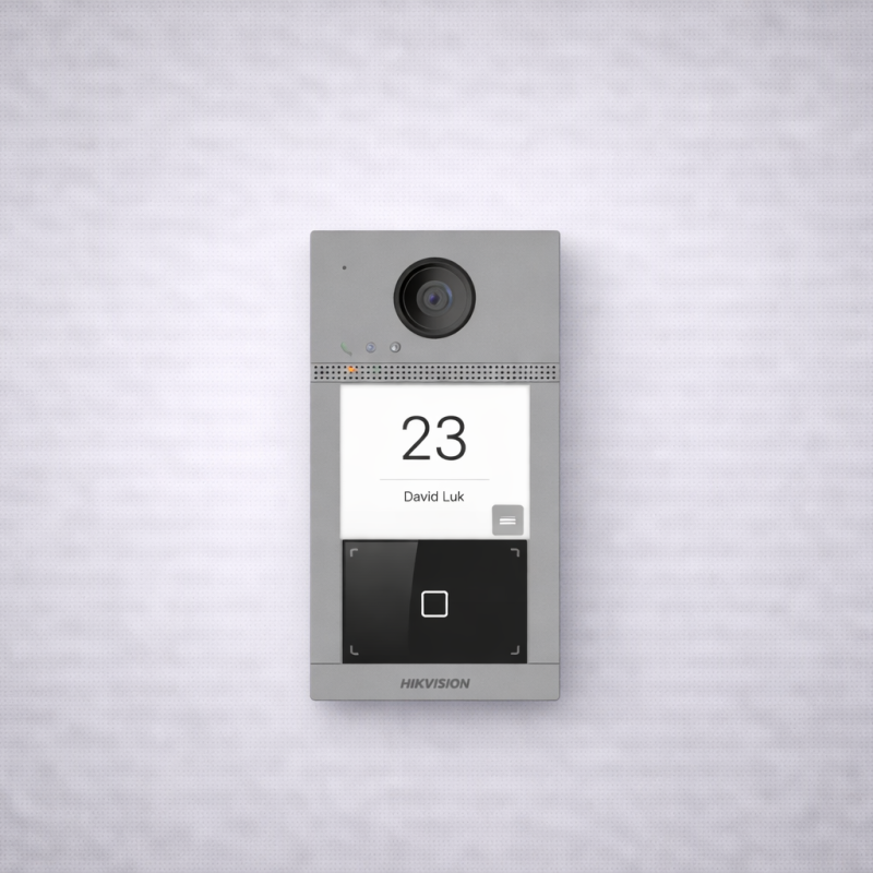 Hikvision IP Video Intercom Kit with 7-Inch Indoor Monitor and Card Reader