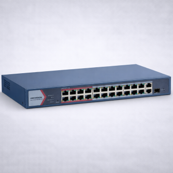 Hikvision 24-Port Fast Ethernet Smart PoE Switch