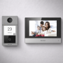 طقم هاتف باب مرئي IP من Hikvision مع شاشة داخلية 7 بوصات وقارئ بطاقات