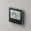 منظم الحرارة الذكي Nature Thermostat – إطار رمادي – زجاج أسود