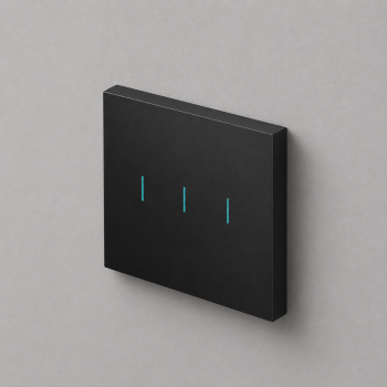 Nature Switch (MATTE) – Black AG Glass – Gray – 3 Way