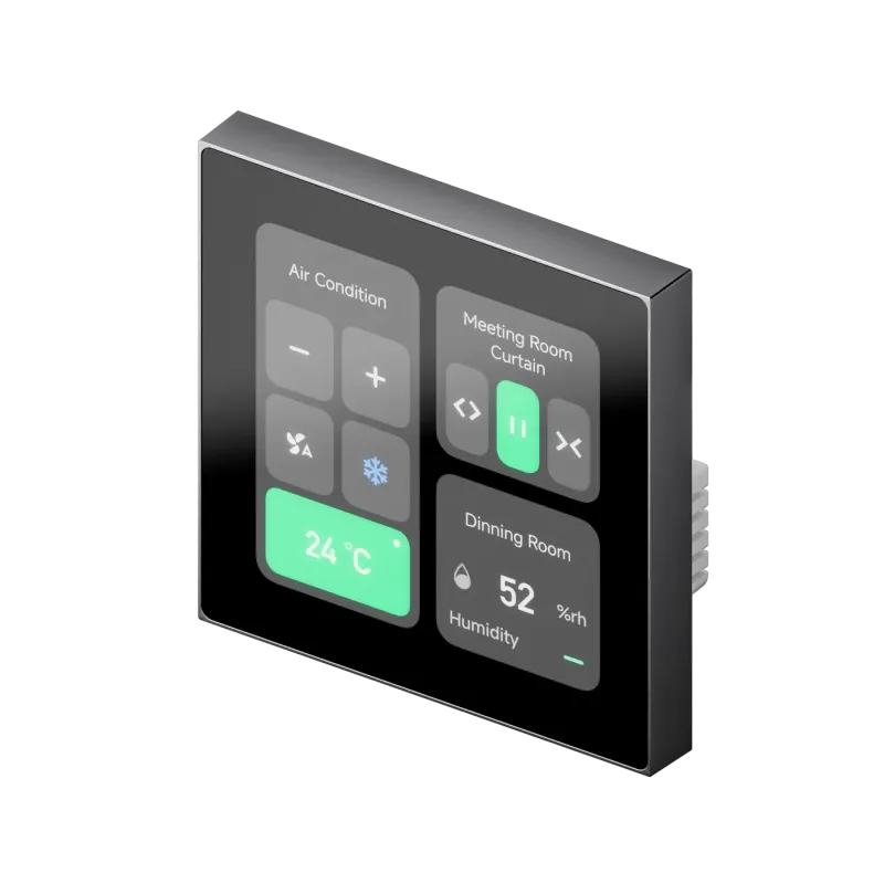 Nature Mini PRO Thermostat – Grey – Smart HVAC Control Panel